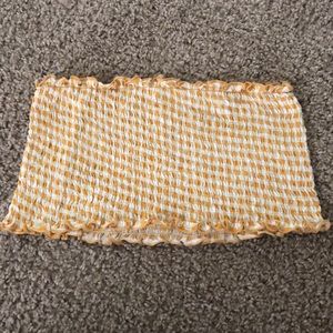 Yellow/ Musturd color tube top